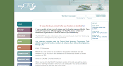 Desktop Screenshot of mycpd.ie
